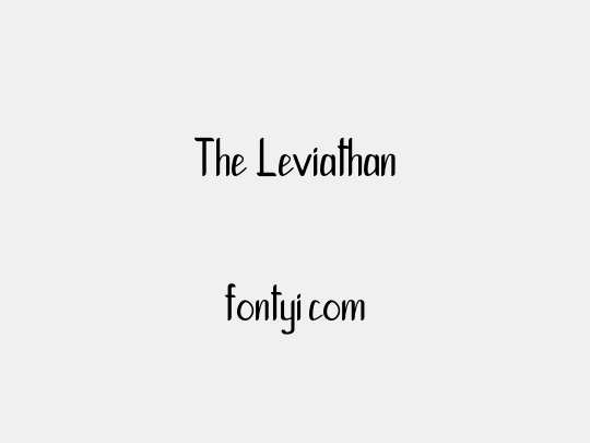 The Leviathan