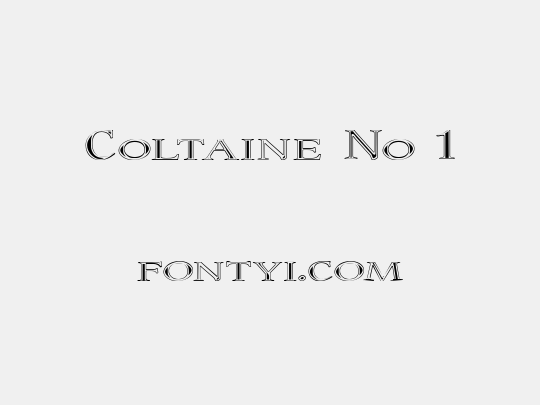 Coltaine No 1