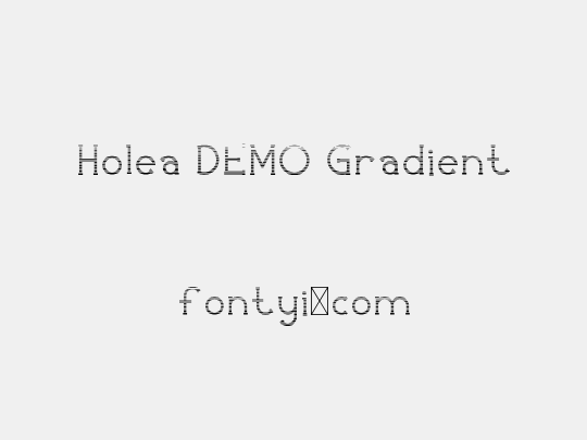 Holea DEMO Gradient