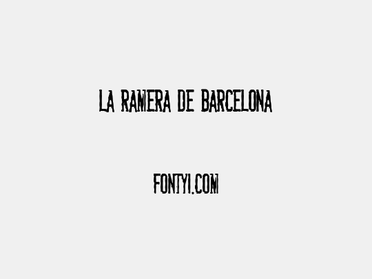 La Ramera de Barcelona