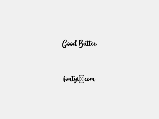 Good Butter