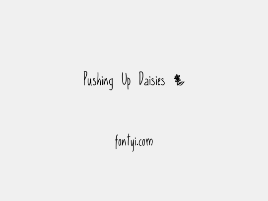 Pushing Up Daisies *