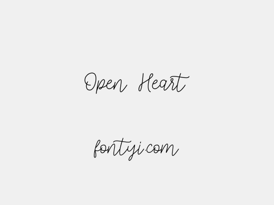 Open  Heart