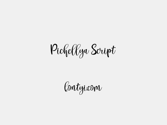 Pichellya Script