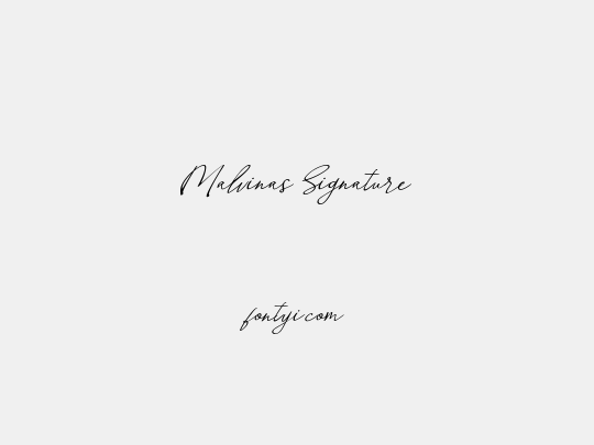Malvinas Signature
