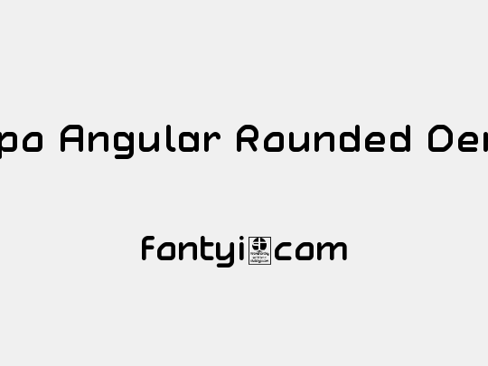 Typo Angular Rounded Demo