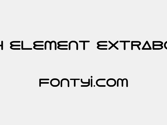 8th Element ExtraBold