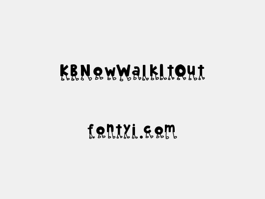 KBNowWalkItOut
