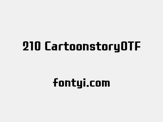 210 CartoonstoryOTF