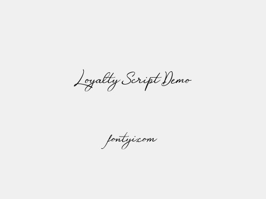 Loyalty Script Demo