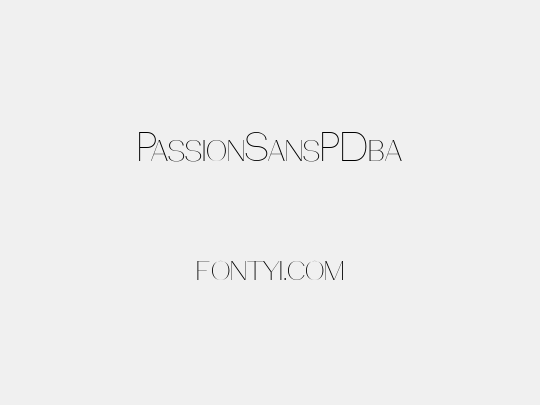 PassionSansPDba