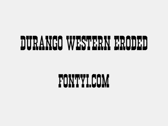 Durango Western Eroded