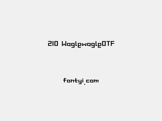 210 WaglewagleOTF