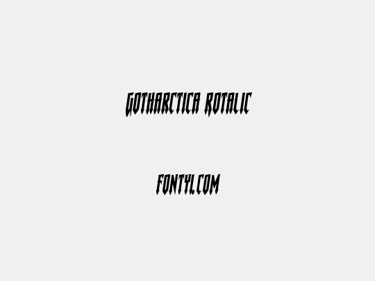 Gotharctica Rotalic