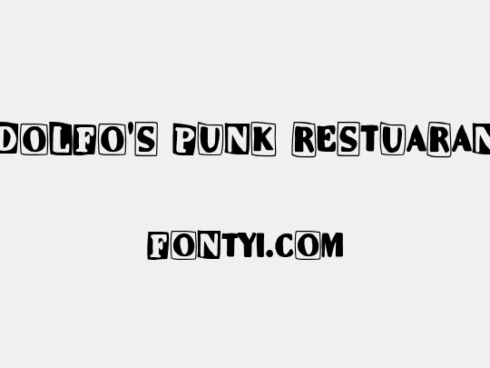 Adolfo's Punk Restuarant