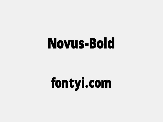 Novus-Bold