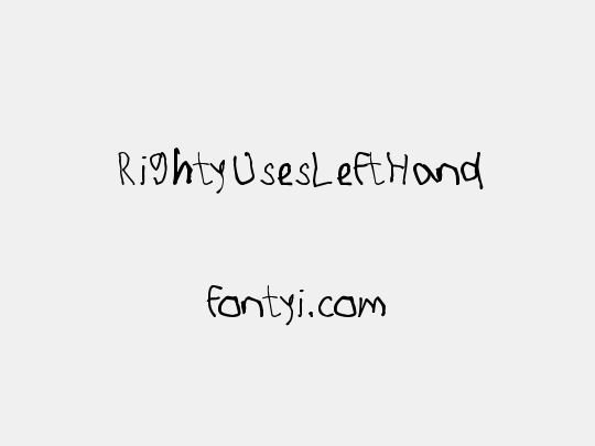 RightyUsesLeftHand
