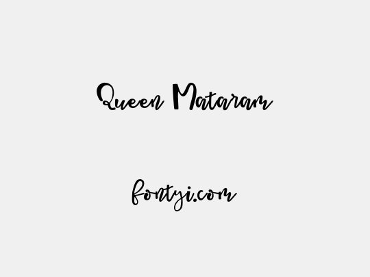 Queen Mataram