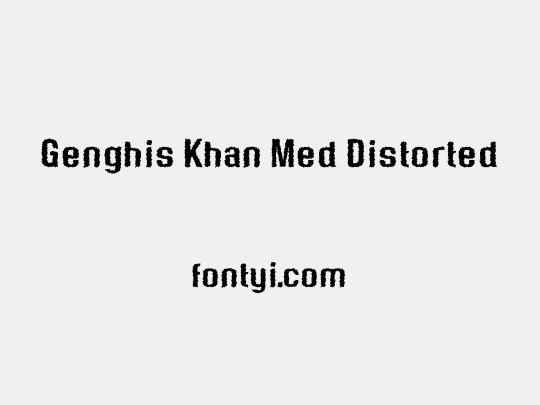Genghis Khan Med Distorted