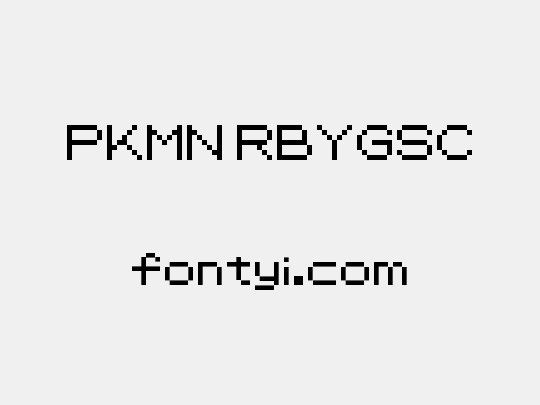 PKMN RBYGSC