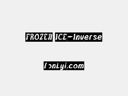 FROZEN ICE-Inverse