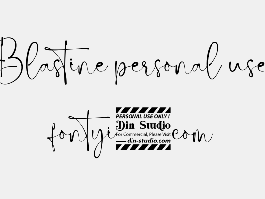 Blastine personal use