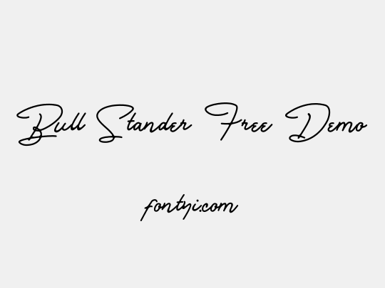 Bull Stander Free Demo