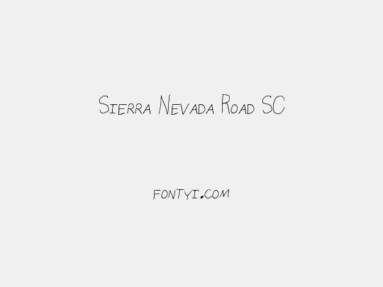 Sierra Nevada Road SC