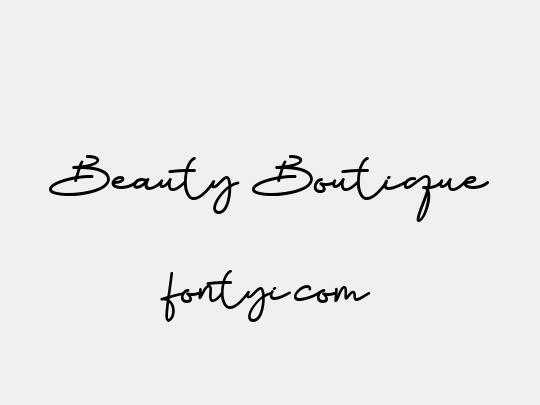 Beauty Boutique