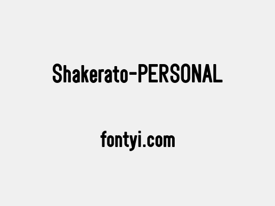Shakerato-PERSONAL