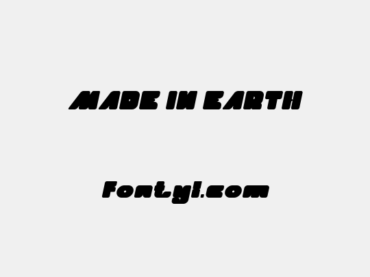 MADE IN EARTH