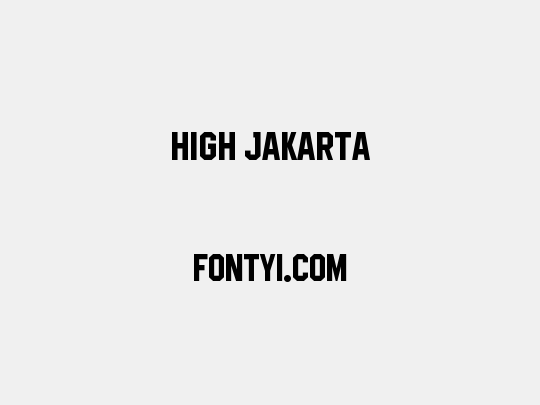 High Jakarta