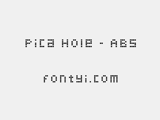 Pica Hole - ABS