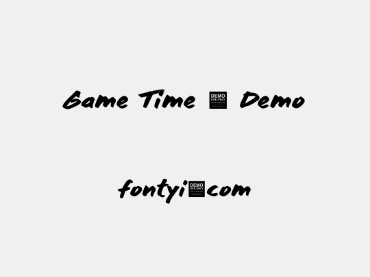 Game Time - Demo