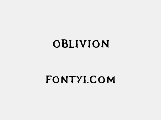 oblivion