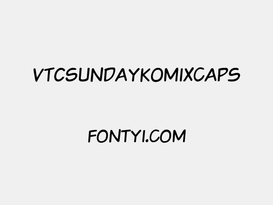 VTCSundaykomixcaps