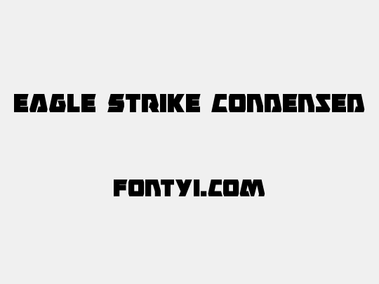 Eagle Strike Condensed