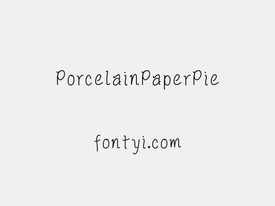 PorcelainPaperPie