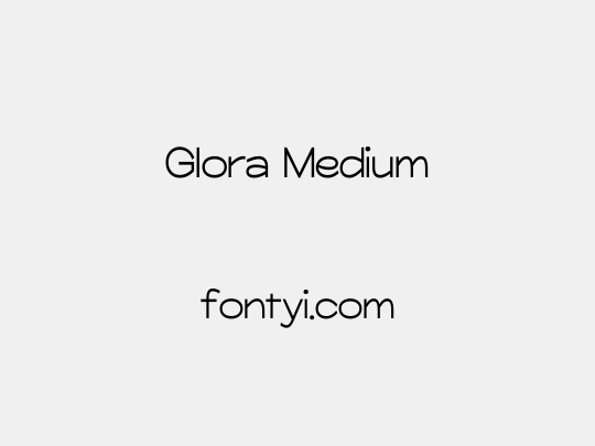 Glora Medium