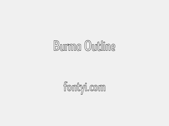 Burma Outline