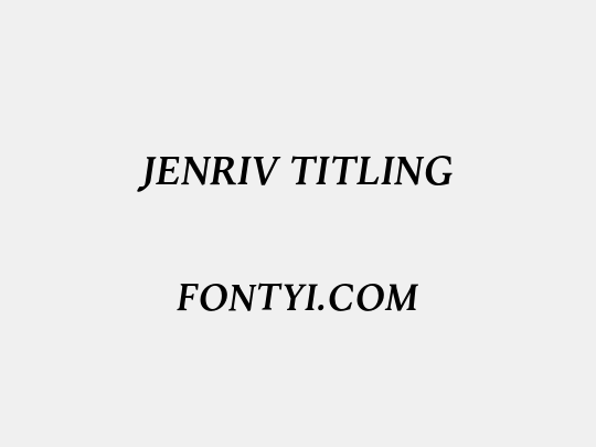 Jenriv Titling