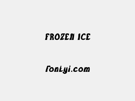FROZEN ICE