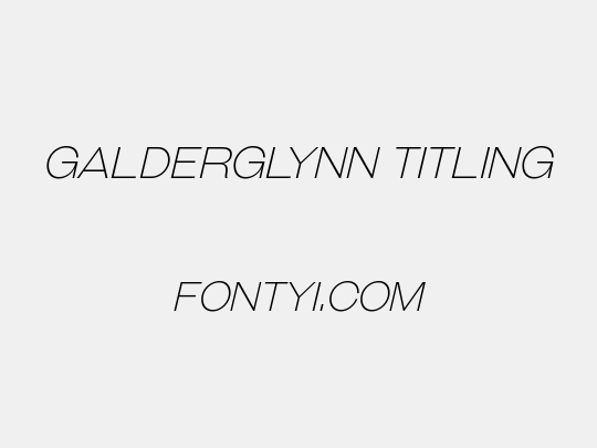 Galderglynn Titling