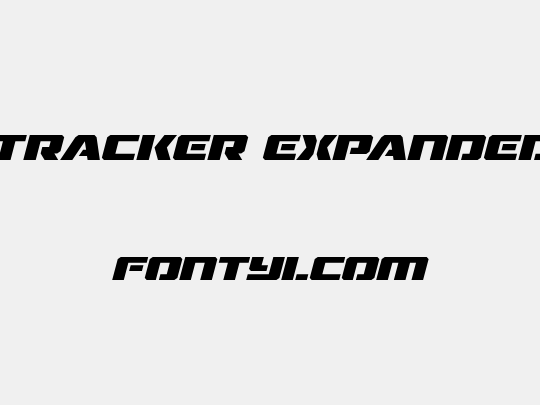Drone Tracker Expanded Italic