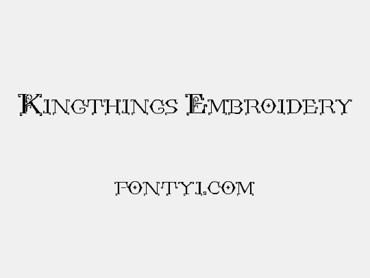 Kingthings Embroidery