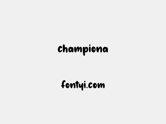 championa
