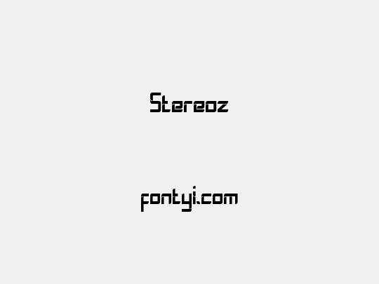Stereoz�