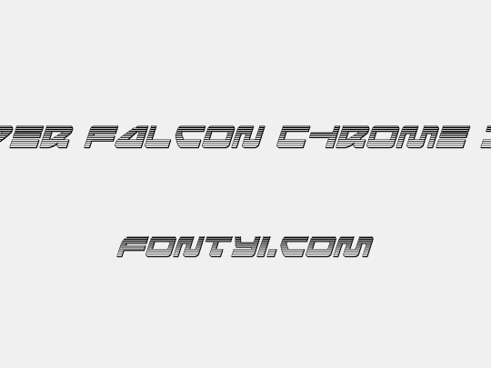 Searider Falcon Chrome Italic
