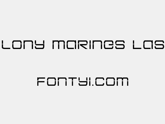 Colony Marines Laser
