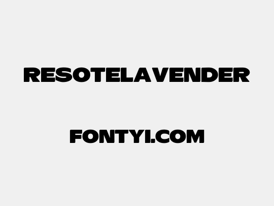 ResotELavender